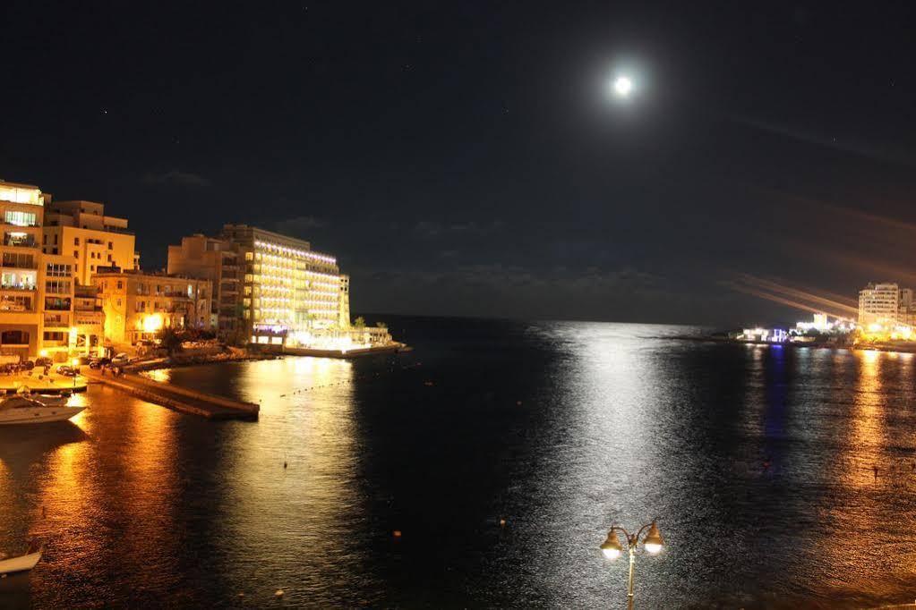 Spinola Bay Top Floor Seafront 3 Bedroom Apartment With Panoramic Sea Views - By Getawaysmalta San Ġiljan Extérieur photo